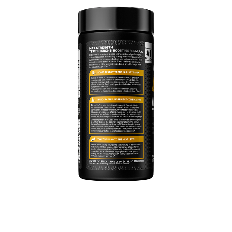 Thumbnail: Muscletech AlphaTest (120 Capsules)