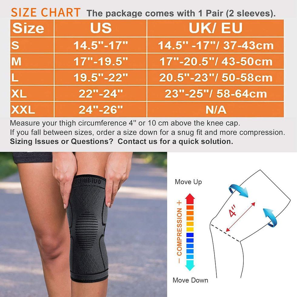 Thumbnail: CAMBIVO Knee Sleeves