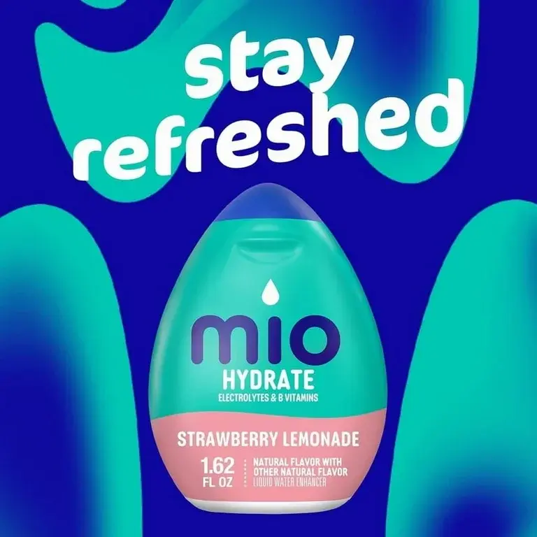 Thumbnail: MiO Hydrate Water Enhancer  (12 Servings), Strawberry Lemonade 