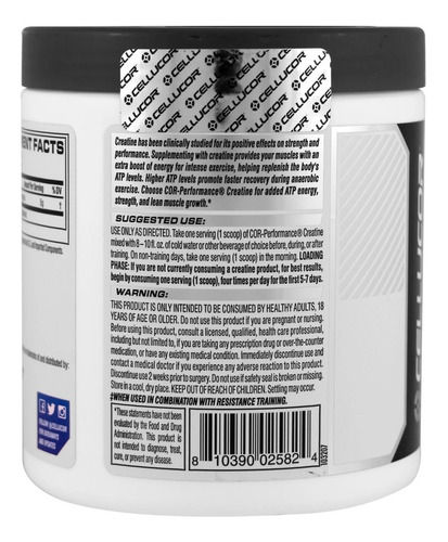 Thumbnail: Cellucor Cor-Performance Creatine Monohydrate (72 Servings)