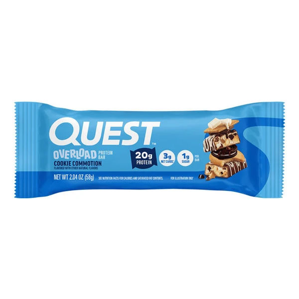 Quest Overload Protein Bar (Cookie Commotion)