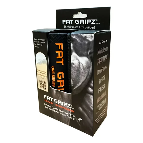 Fat Gripz One -The Simple Proven Way to Get Big Biceps & Forearms Fast (Black)