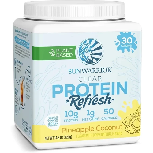 Sunwarrior Clear Protein Refresher (30 Servings), Pineapple Coconut