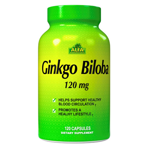 Alfa Vitamins Ginkgo Biloba (100 Capsules)