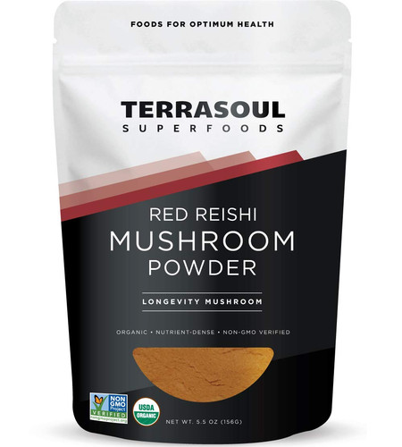 Terrasoul Superfoods Red Reishi Mushroom Powder (5.5 oz)