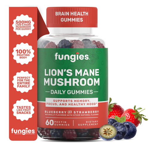 Fungies Lion’s Mane Mushroom (60 Gummies)