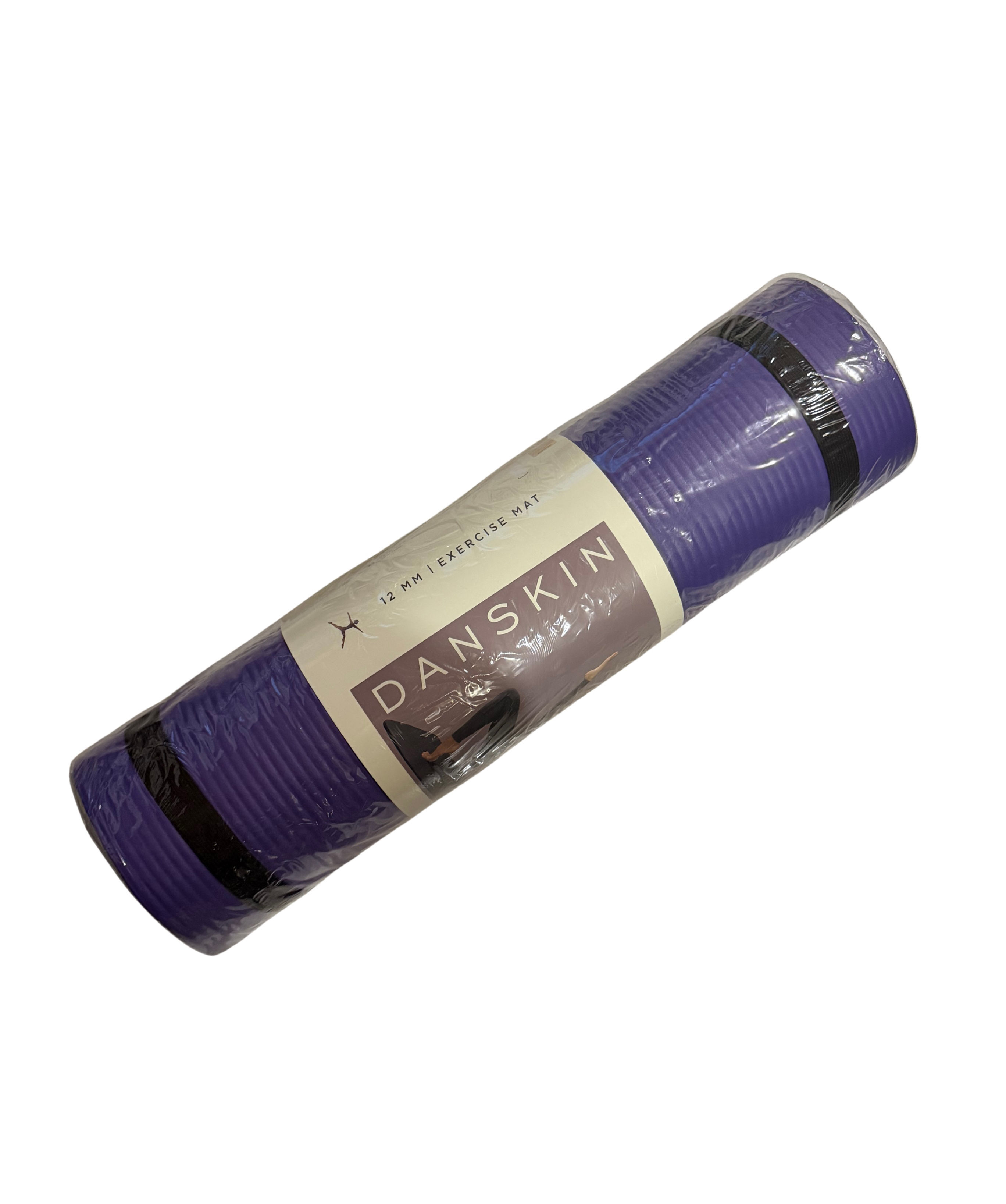 Danskin Yoga Mat (12 MM Thick), Purple