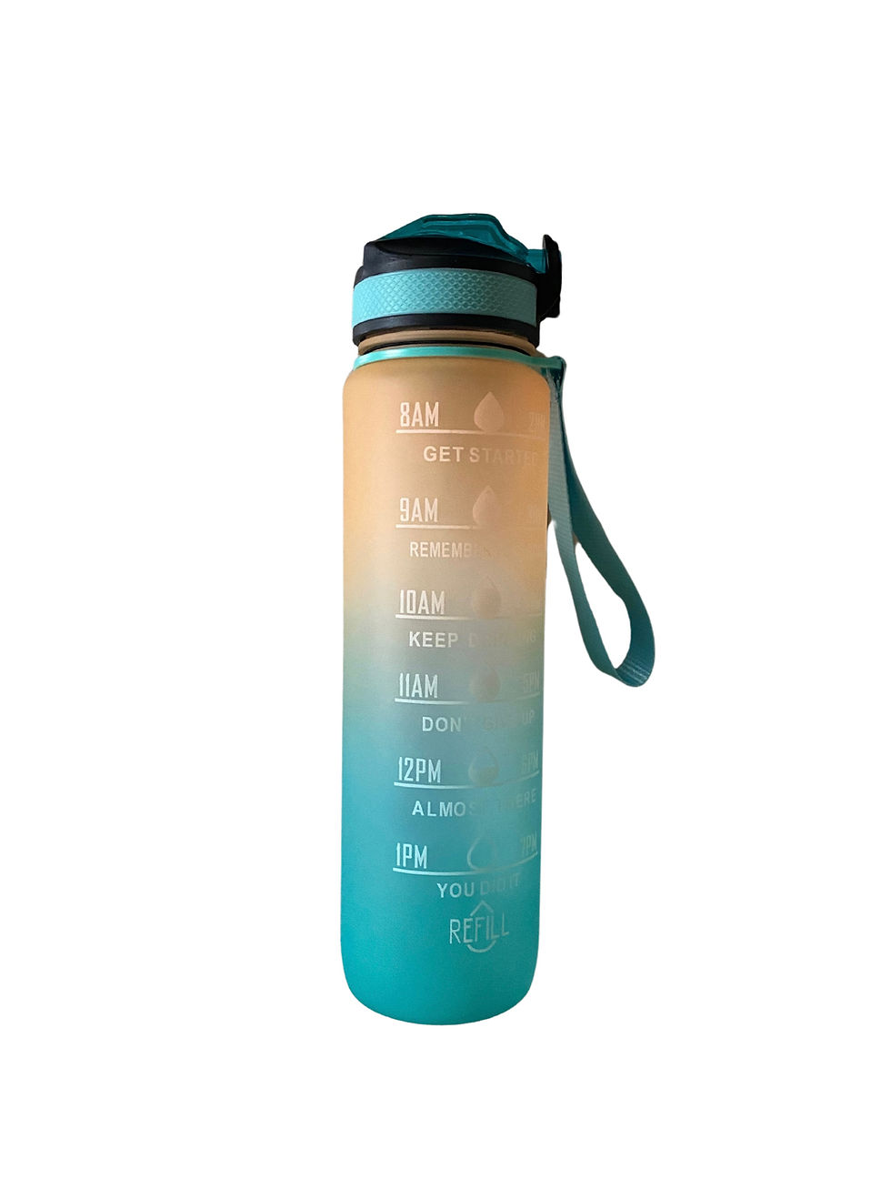 HiDR8 Motivational Sports Bottle (32 oz)