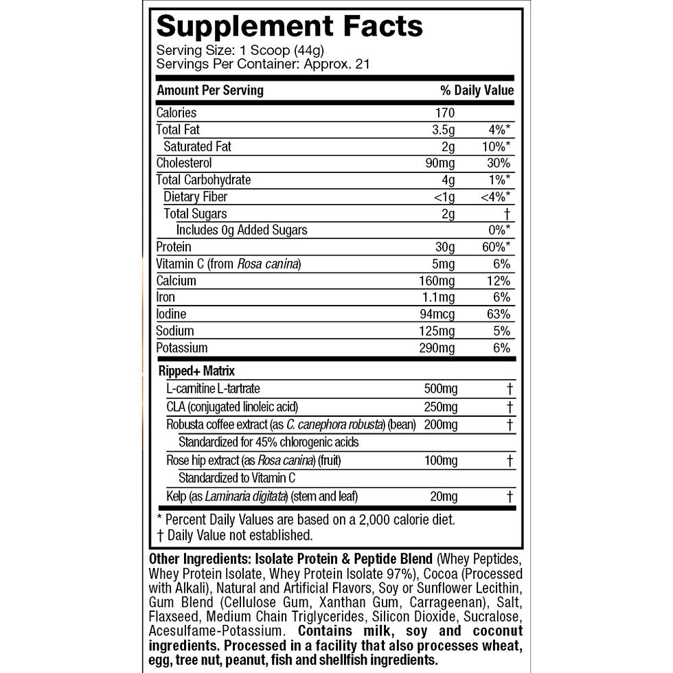 Thumbnail: MuscleTech Nitrotech Ripped (2 LB), Chocolate Fudge Brownie