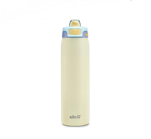 Ello Pop & Fill Stainless Steel Water Bottle (22 oz)
