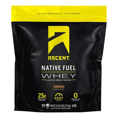 Ascent Native Fuel Whey (4 LB), Chocolate