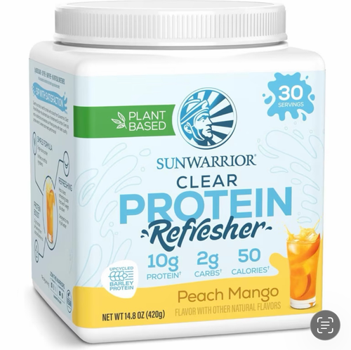 Sunwarrior Clear Protein Refresher (30 Servings), Peach Mango