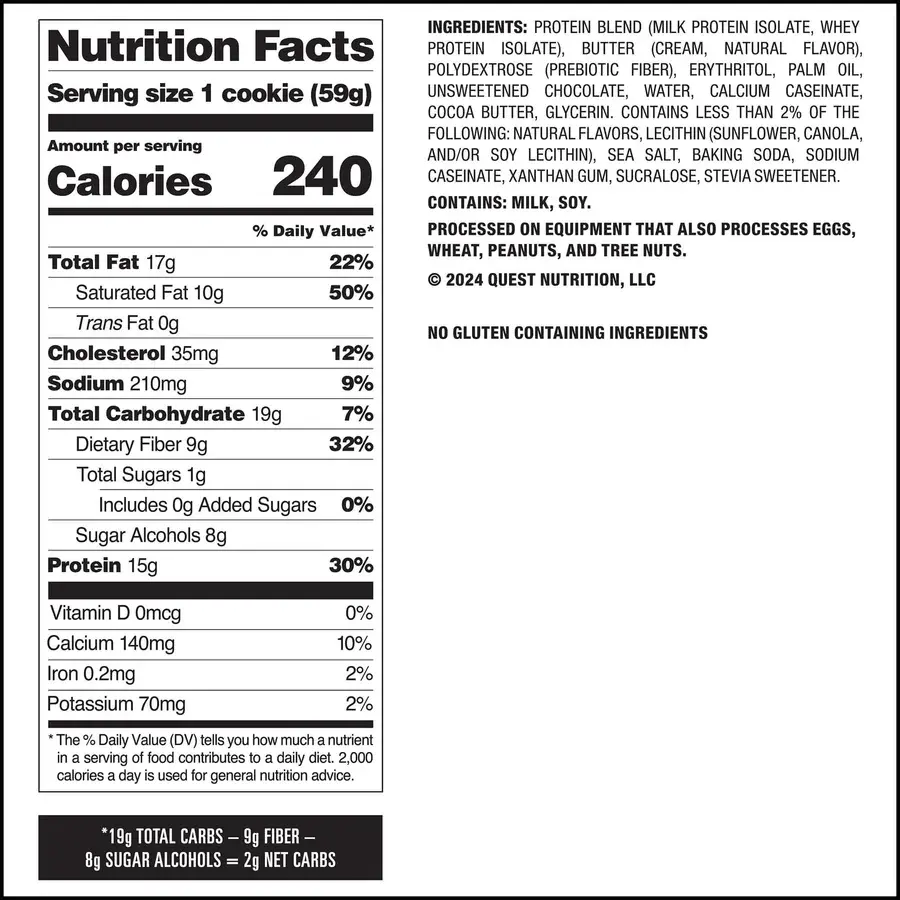 Thumbnail: Quest Protein Cookie (Chocolate Chip)