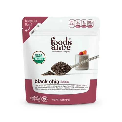Foods Alive Black Chia Seeds (16 oz)