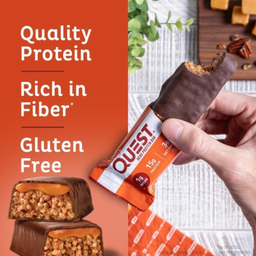 Thumbnail: Quest Crispy Protein Bar (Chocolate Caramel Pecan)
