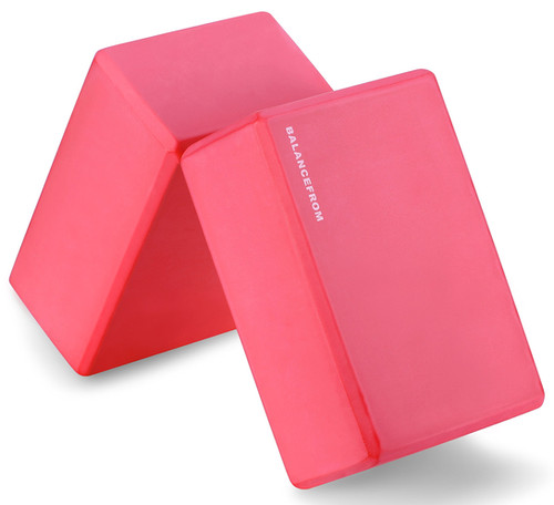 BalanceFrom GoYoga Yoga Blocks (Red)