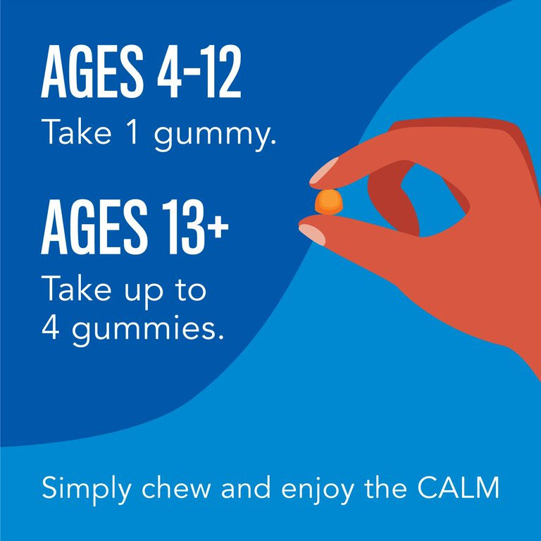 Thumbnail: Natural Vitality Calm Gummies (60 Servings), Orange 