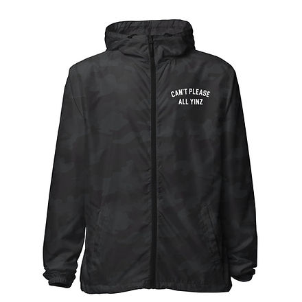 Can't Please All Yinz Full Zip Windbreaker | pgh-clothing-co