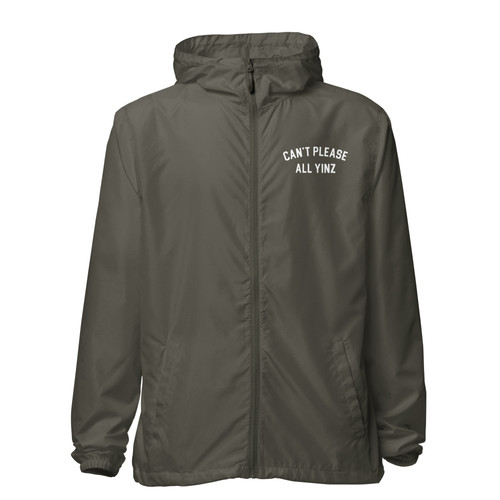 Can't Please All Yinz Full Zip Windbreaker | pgh-clothing-co