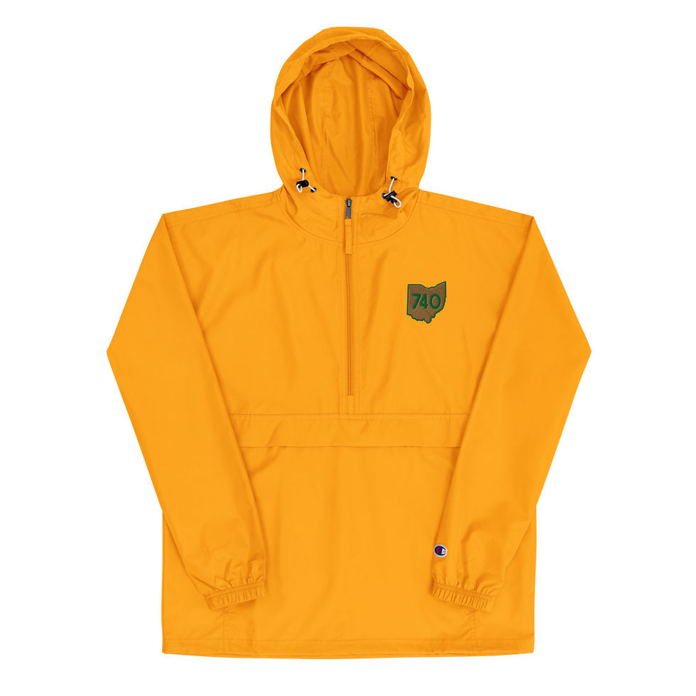 Thumbnail: 740 (Gold/Green) Embroidered Champion Packable Jacket