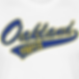 Oakland Zip Script (2-Color)