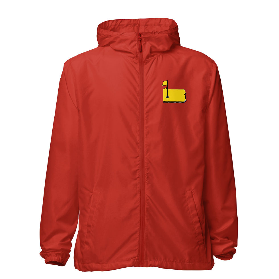 Thumbnail: Pittsburgh Golf (Hometahn) Full Zip Windbreaker