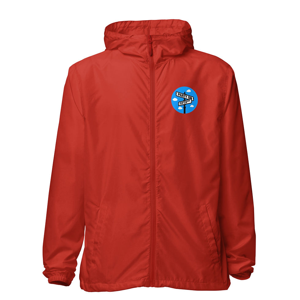 Thumbnail: Party on Fifth Ave Full Zip Windbreaker
