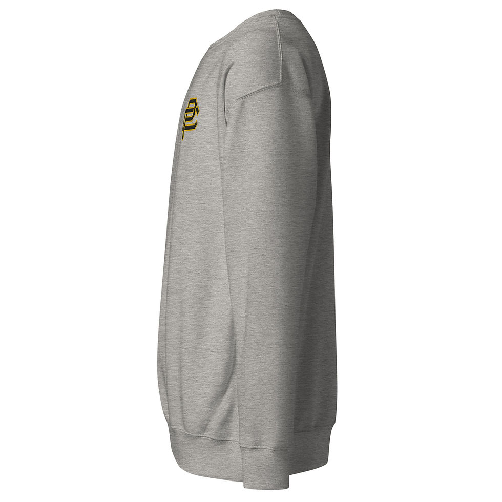 Thumbnail: Embroidered Interlocking Logo Unisex Premium Sweatshirt
