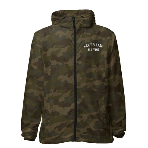 Can't Please All Yinz Full Zip Windbreaker | pgh-clothing-co