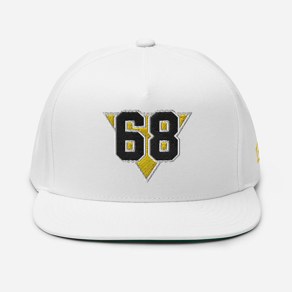 Thumbnail: Salute to 68 Flat Bill Cap (Green Underbill)