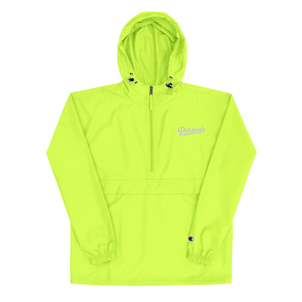 Thumbnail: Pittsburgh Script Embroidered Champion Packable Jacket