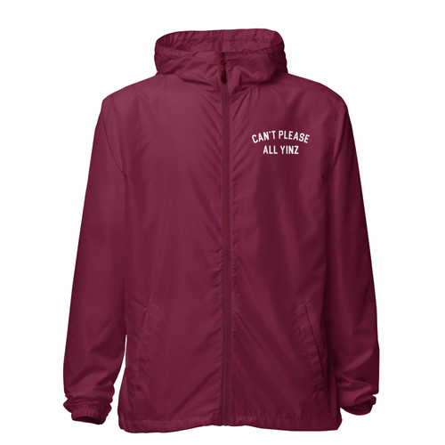 Can't Please All Yinz Full Zip Windbreaker | pgh-clothing-co