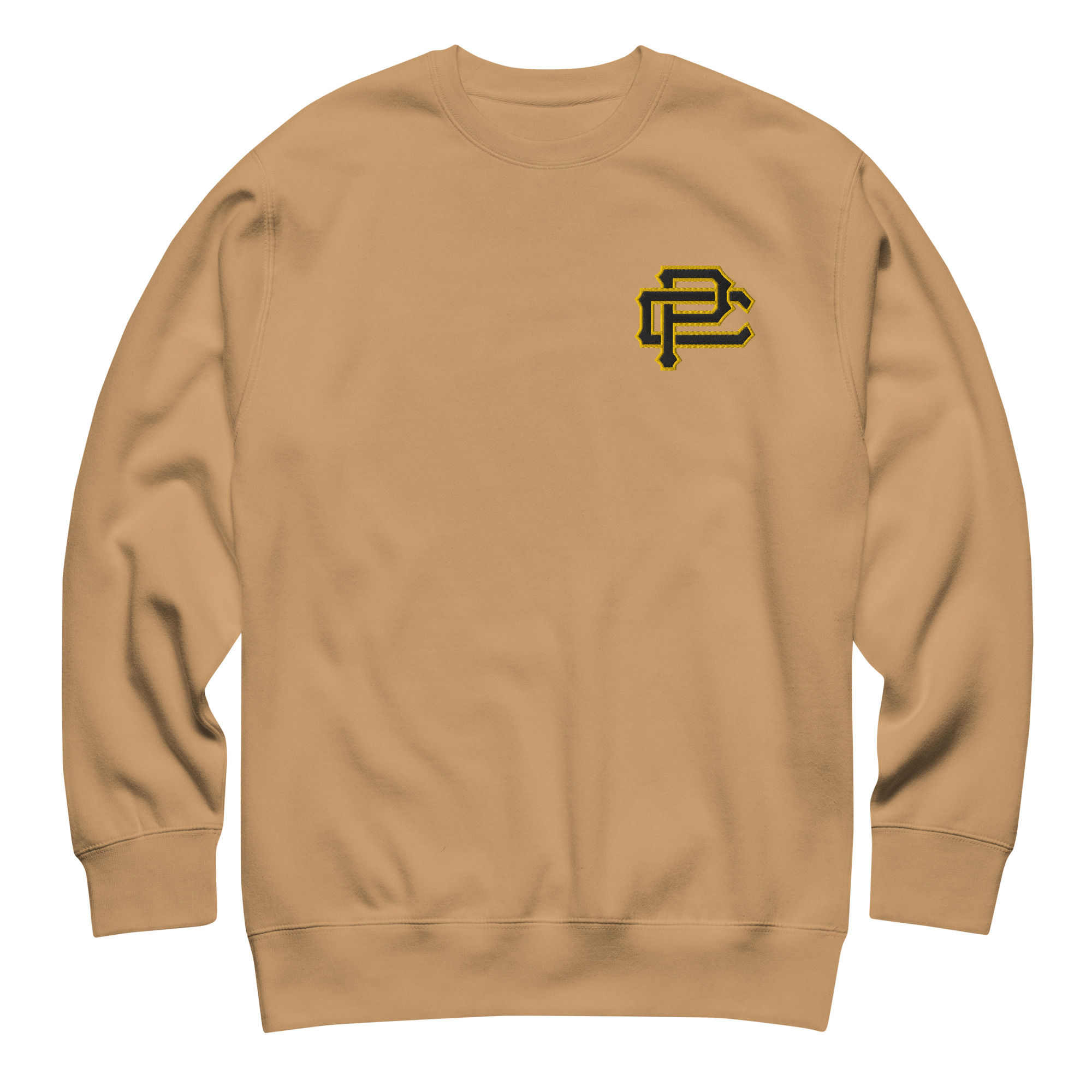 Embroidered Interlocking Logo Unisex Premium Sweatshirt