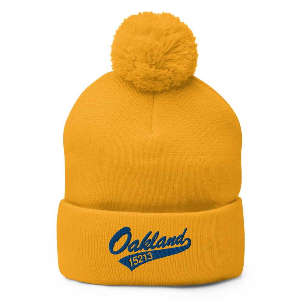 Oakland Pom Beanie
