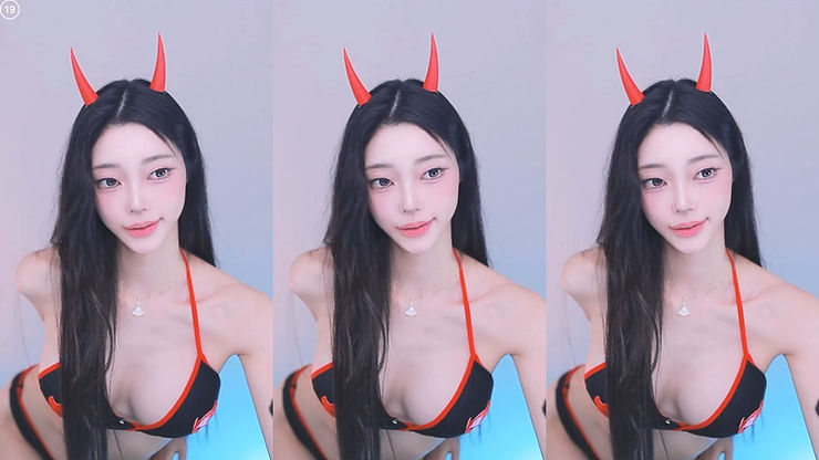 251031 숲트리머 햄잉 할로윈 악마 비키니