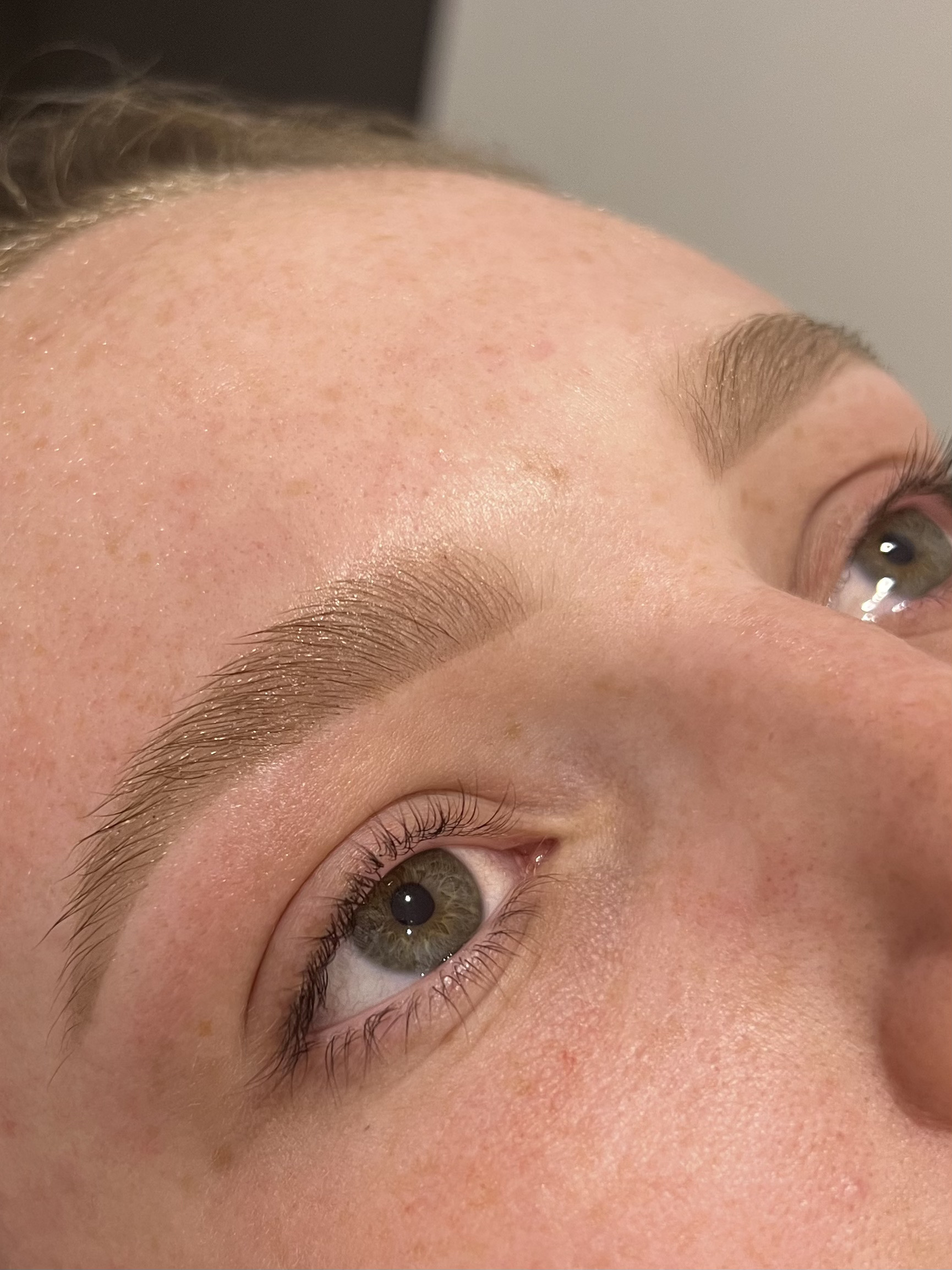 Brow wax and tint