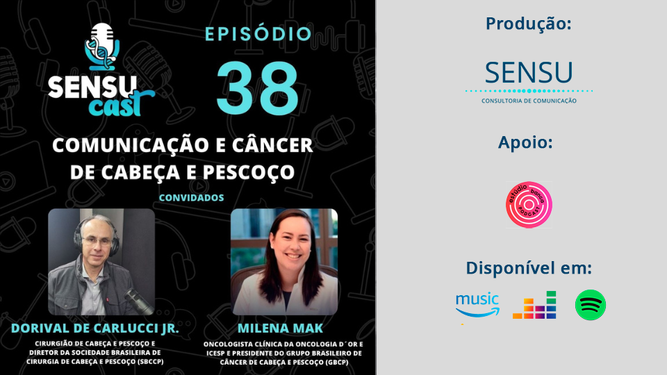 SENSU CAST 38 – Comunicação e Câncer de Cabeça e Pescoço