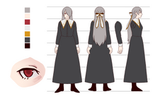 SACRAMENT - Cong Character Model Sheet
