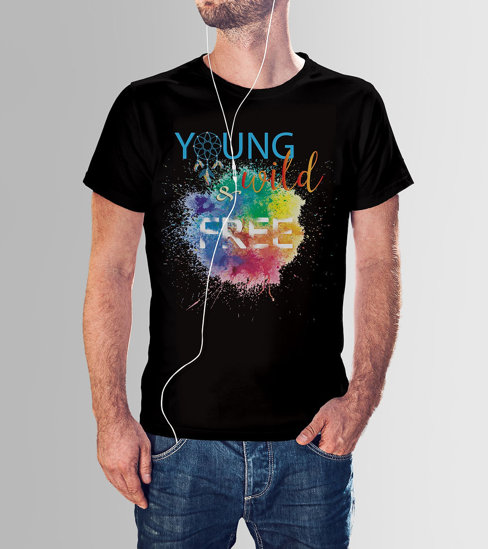 Young Wild & Free (Men) BLACK