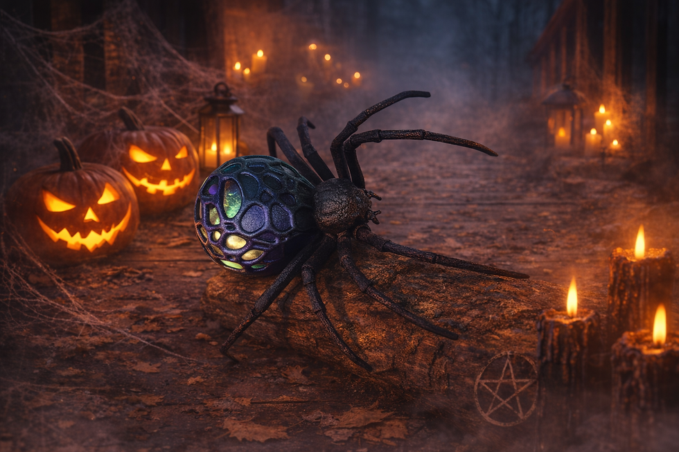 Thumbnail: Glow Web Spider — Haunted Light Edition