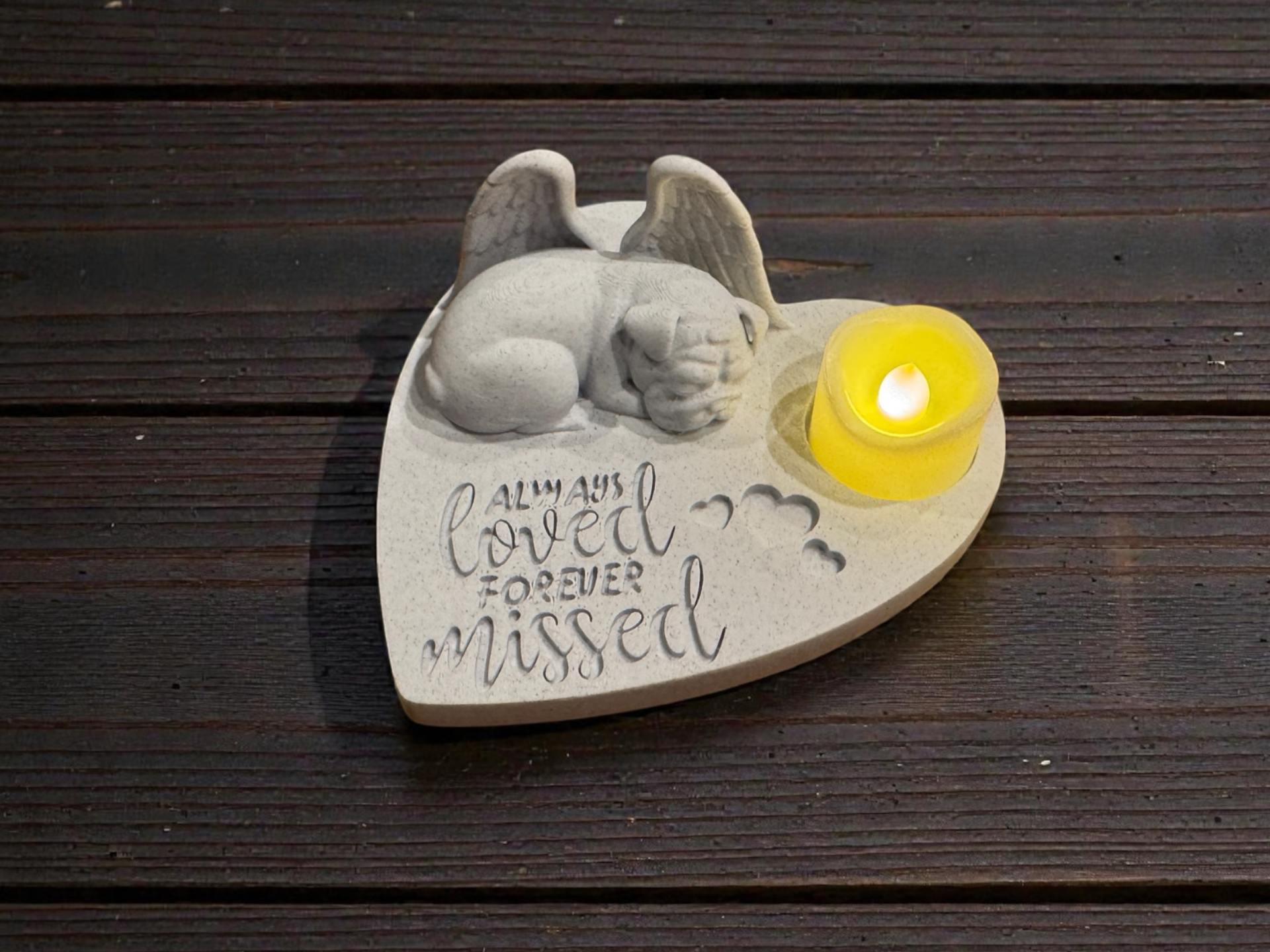 Angel English Bulldog Memorial Always Loved
