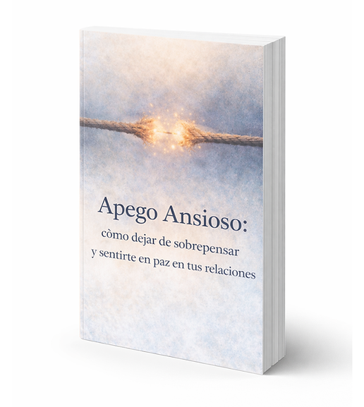 ebook apego ansioso cómo dejar de sobrepensar en relaciones