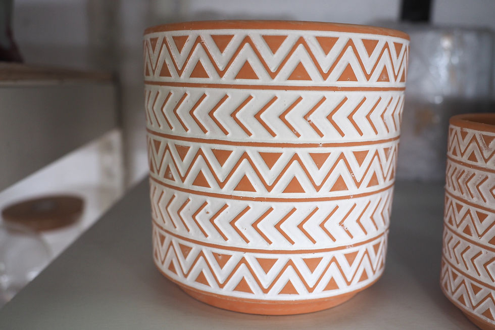 Thumbnail: Aztech Painted Terracotta Pot