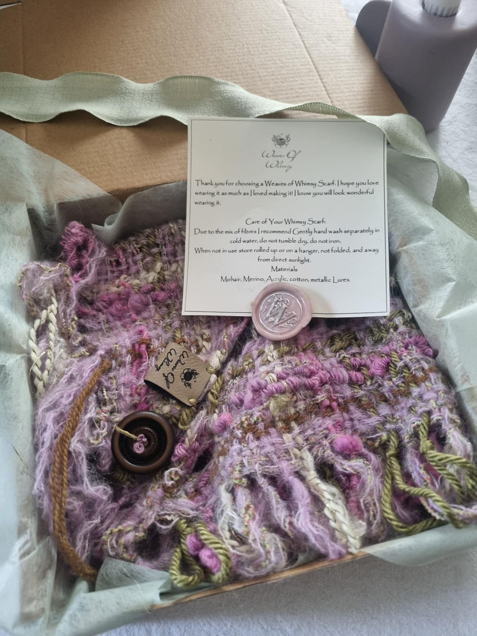 Thumbnail: Summeer Meadow Mixed Fibre Scarf