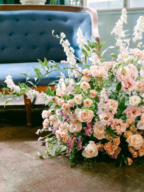 Romantic Wedding Flowers at Pulitzer by Katya Hutter Floral Design