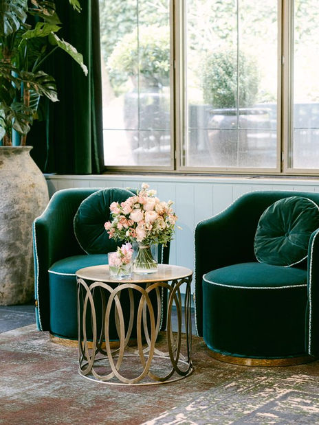 Romantic Wedding Flowers at Pulitzer by Katya Hutter Floral Design