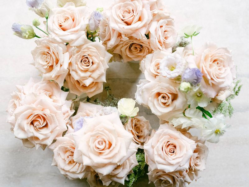 Romantic Wedding Flowers at Pulitzer by Katya Hutter Floral Design