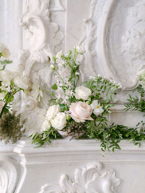 Romantic Wedding Flowers at Pulitzer by Katya Hutter Floral Design