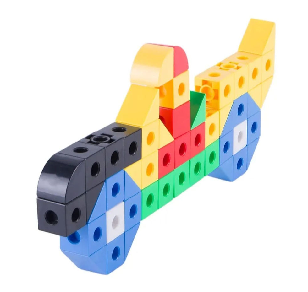 Miniatura: 🧩 Bloques Didácticos Encastrables 3D – 300 Piezas