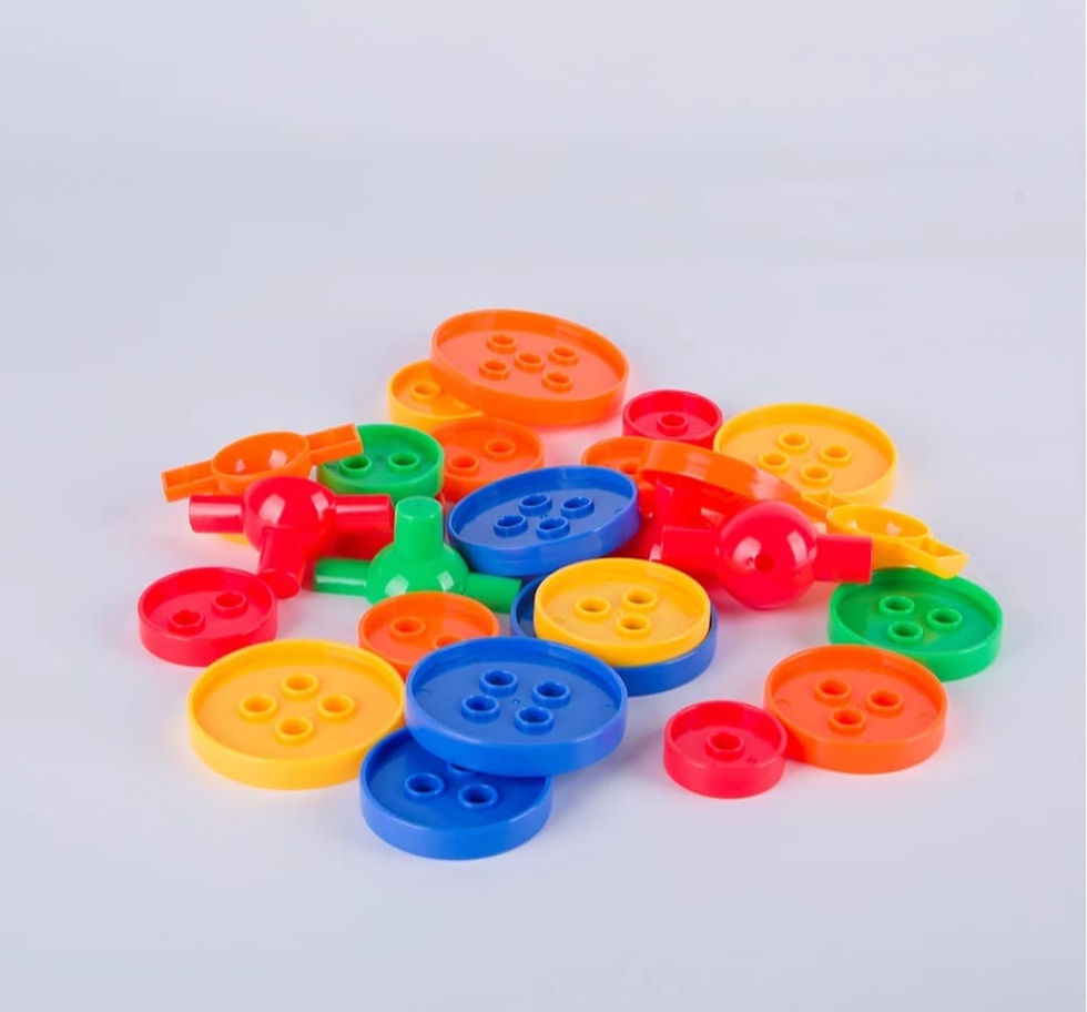 Miniatura: 🧩 Set Didáctico de Botones para Ensartar y Encastrar